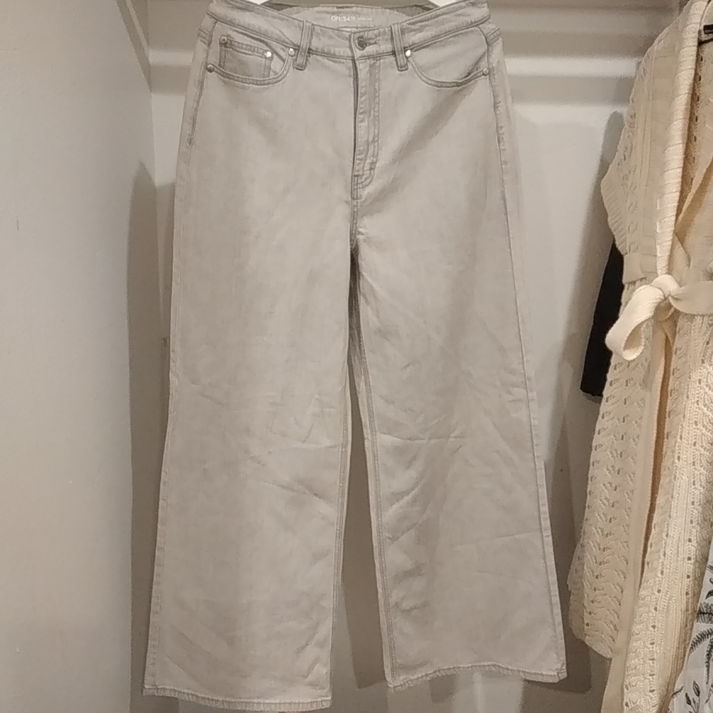 Women's Jeans Flared Wide Leg Dojo Style Jeans Size 12 X 31